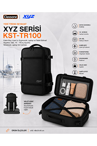 Classone Xyz Series Tr-100 Cabin Size, In-Flight, Ergonomic, with Laptop and ...