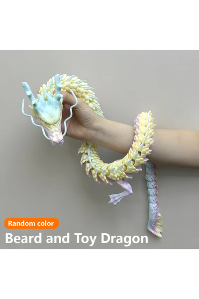 choice2 88cm Colourful 88CM 3D Printed Gem Dragon Crystal Fidget Toy Rotatabl...