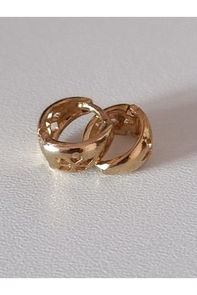 FASHION Set 3 perechi Cercei Gold Cristal Hoop