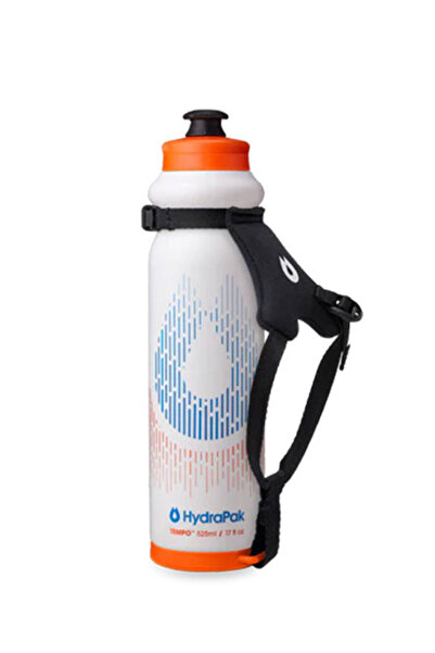 Hydrapak زجاجة مياه تيمبو برو 525 مل (بيضاء)، زجاجة ضغط مريحة للاستخدام مع حز...