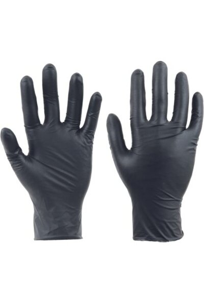 CERVA Spoonbill Disposable Black Gloves