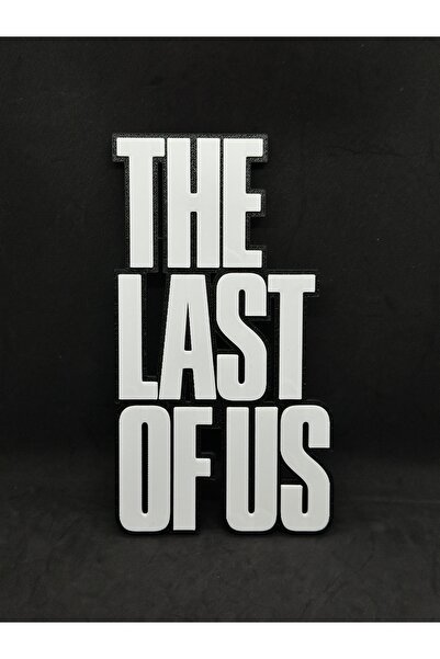 GoKa 3D Craft THE LAST OF US (TLOU) Logolu Standart Duvar Dekoru / Oyuncu Oda...