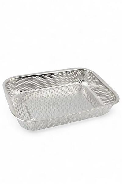 ALBETTO 29.5cm*21.5cm Brass Strainer - Stainless Steel