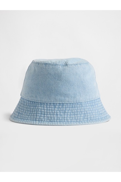 GAP Erkek Açık Mavi Denim Bucket Şapka