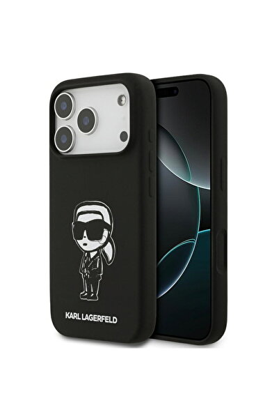 Karl Lagerfeld Silicone Sketch & Logo (KLHMP17LSKIGROK) Karl - Husă silicon -...