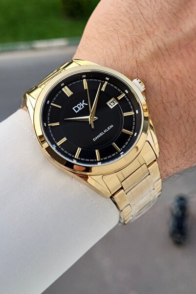 Daniel Klein Kadranı Siyah Kordonu Gold Renk 42,5 Mm Görseldeki İle Aynı Erke...
