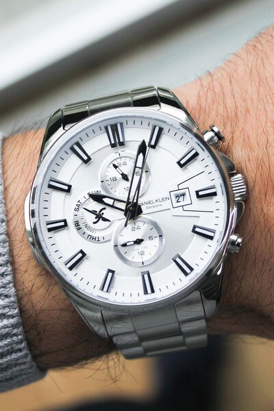 Daniel Klein DK450583 Çelik Kordonlu Erkek Kol Saati