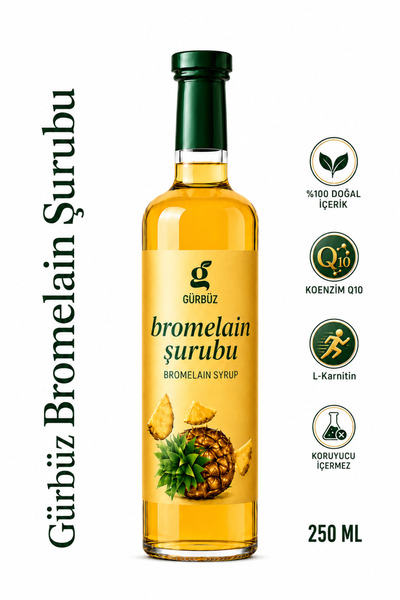 Gürbüzden Bromelain Ananas İçeren Detox Şurubu 250 ml