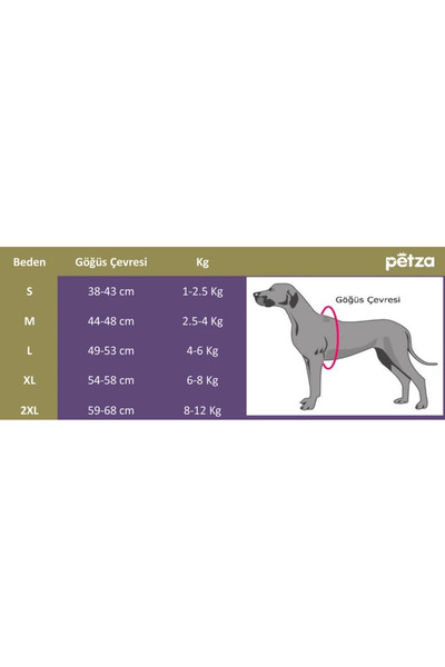 Petza Küçük ve Orta Irk Köpek Paçalı Yağmurluk - Puka Siyah