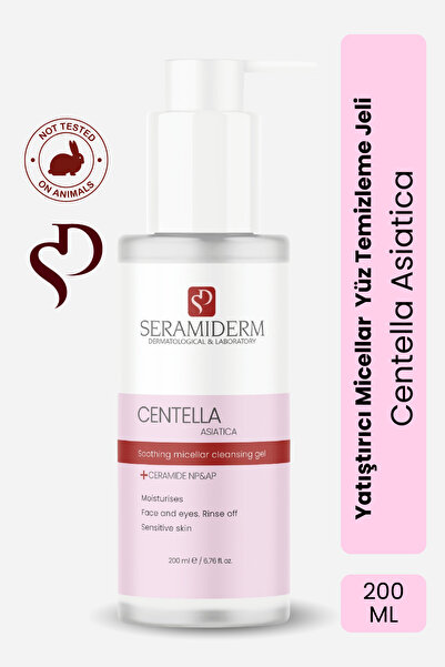 SERAMİDERM Dermatological & Laboratory جل تنظيف الوجه ميسيلار مرطب ومهدئ يحتو...