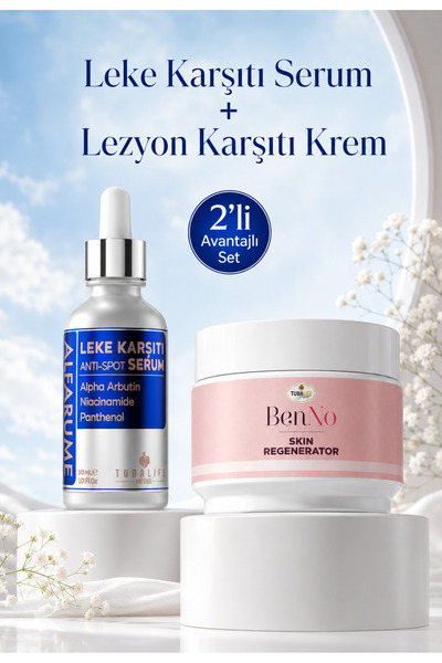 TUBALİFE BenNO Siğil/Et Beni/Nasır için Kozmetik Bakım Kremi+ Alfarume Leke S...
