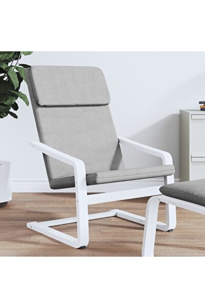 Concept Scaun de relaxare, gri deschis, material textil