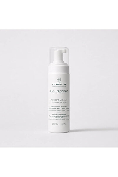 Farma Dorsch Spumă micelară Go Organic pentru demachiere și curățare, 200 ml