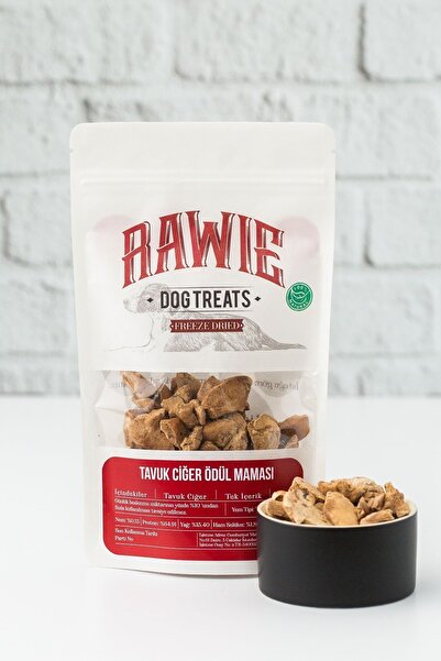Tavuk Ciğer Köpek Ödül Maması, Freeze Dry, 40gr, %100 Doğal, Katkısız, Sağlıklı Atıştırmalık