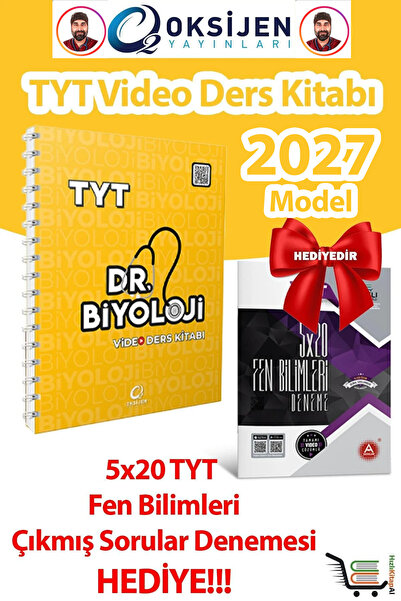 Oksijen Yayınları Dr.Biyoloji TYT Video Ders Kitabı A Yayınları TYT Fen Bilim...