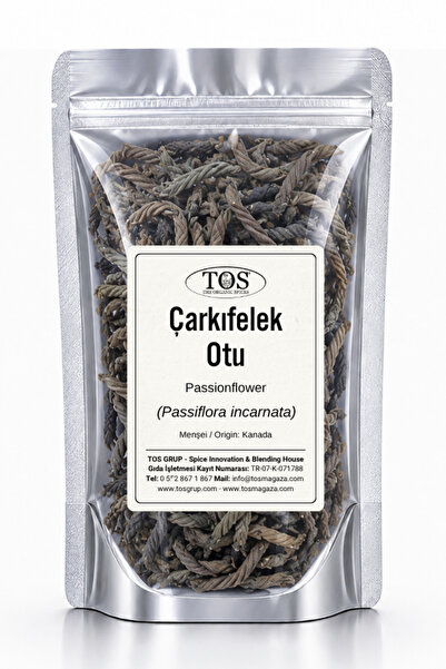 TOS The Organic Spices Çarkıfelek Otu 250 gr (1. Kalite) Passiflora incarnata...