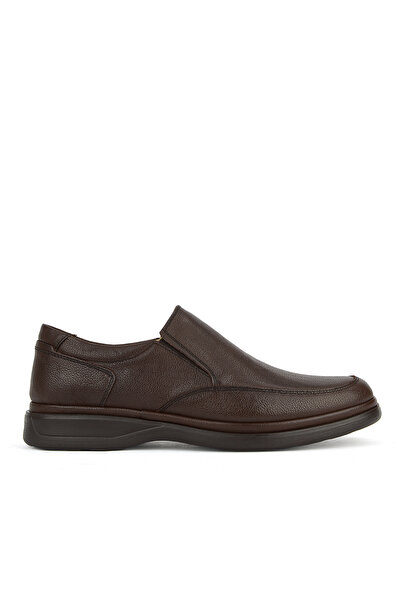 Ziya , Ανδρικά παπούτσια Comfort από γνήσιο δέρμα 1331018z209 Καφέ
