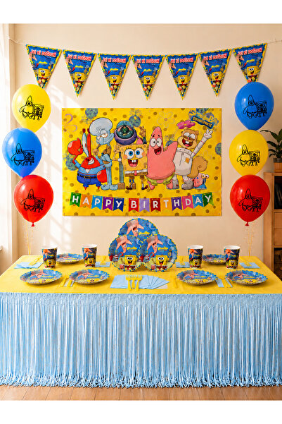snowparty Set de decorațiuni pentru petrecerea de aniversare pentru 16 persoa...