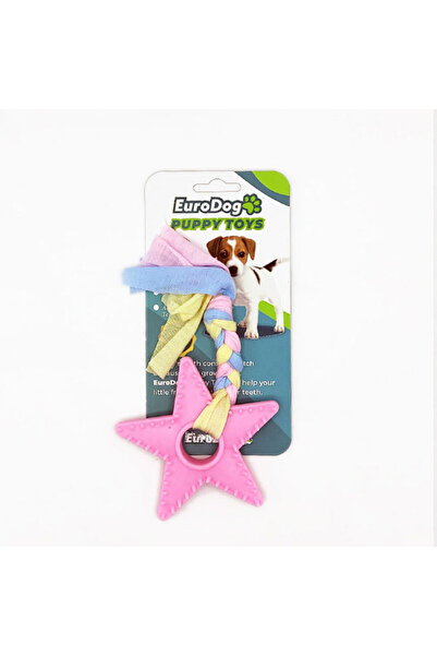 Generic Brand ZENGEMTR Puppy T Pink Star Tooth (01018) لعبة للخدش (01018)
