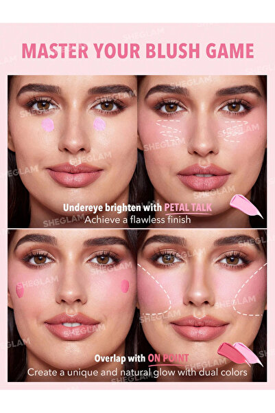 SHEGLAM أحمر خدود سائل من كولور بلوم - بيتال توك