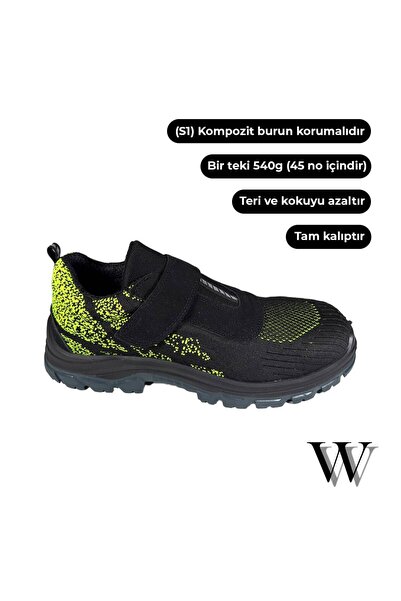e&e NT S1 Kompozit Burunlu Renkli Spor İş Ayakkabısı Rahat,Hafif Yazlık Spor ...