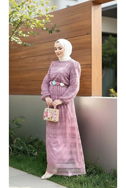 Missvalle Lace Mother Dress Dusty Rose 16800