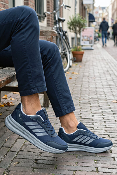 Giyyin Pantofi sport Sneaker Albastru închis Confortabil de zi cu zi Calitate...