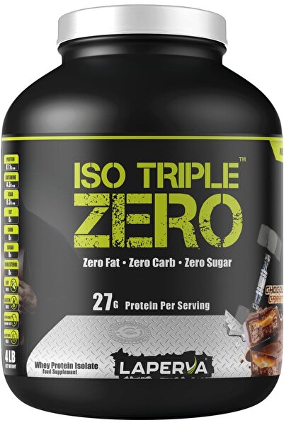 Laperva Iso Triple Zero Next Generation Whey Protein, Chocolate Caramel, 4 LB