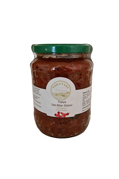 Pekuysal Doğal Çiftlik Trakya Tarla Tatlı Biber Salçası 700gr