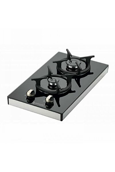 Eminçelik EC-SÜ 4120 BG30 Set Üstü Siyah Cam Domino Ocak
