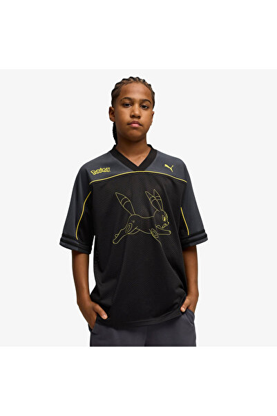 Puma X Pokemon Kids Black Jersey