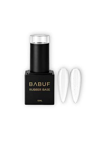 BABUF Bază Rubber transparentă Clear RB0, 15 ml