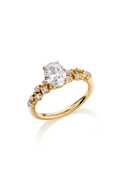 Coy Diamond Oval Pırlanta Yüzük 1.20 karat Pırlanta Yüzük