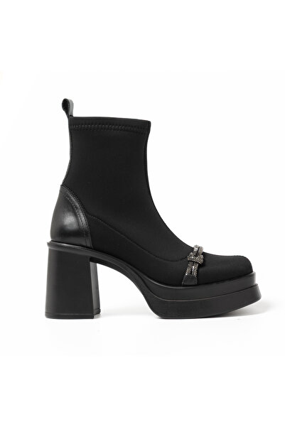John May Women's / Girls' Boots Gtn-20596 Black Strec