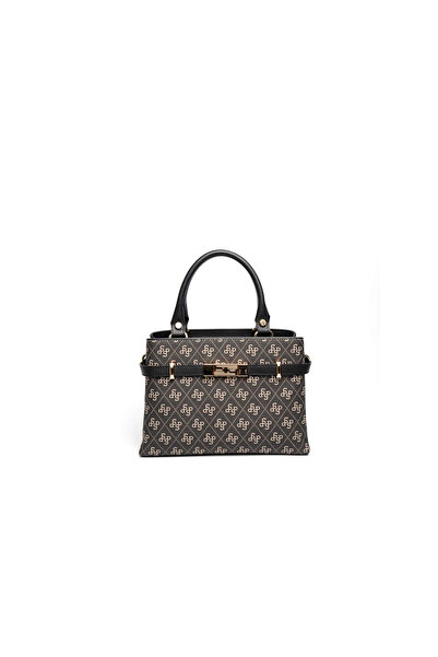 Silver Polo حقيبة كتف للنساء / البنات 1149-46305 BAG M178 BLACK-MAT BLACK