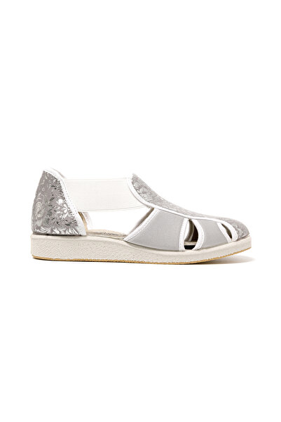 Green Life صنادل نسائية / صنادل للبنات 169 STRETCH WOMEN'S FOOTWEAR فضي