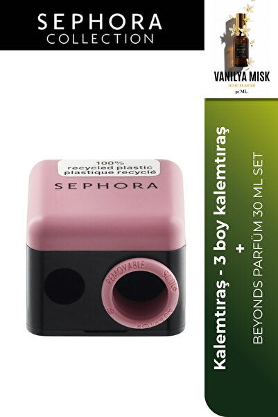 SEPHORA COLLECTION 3 Size Pencil Sharpeners with Large and Small Compatible H...