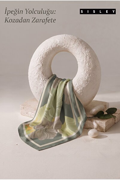 Sisley İPEK SATEN EŞARP-2041-90*90