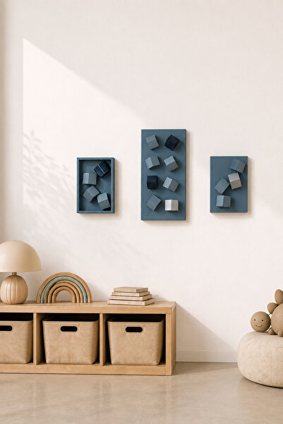 Wallibex Triomio Blue Duvar Aksesuarı
