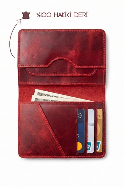 Santini Collection Card Holder Men's Wallet Genuine Leather Card Holder Slim ...