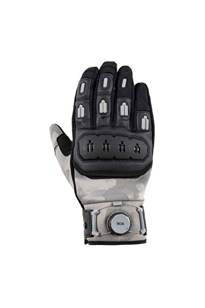 Knox Orsa OR4 Korumalı Motosiklet Eldiveni Gri