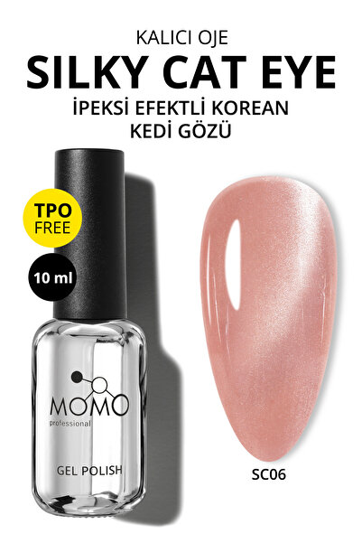 MOMO professional Korean Silky Cat Eye Gel Polish, Kedi Gözü Kalıcı Oje, SC06...