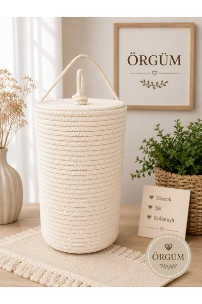 ÖRGÜM Bag Holder Decorative Cover Bag Organizer 30X20 cm