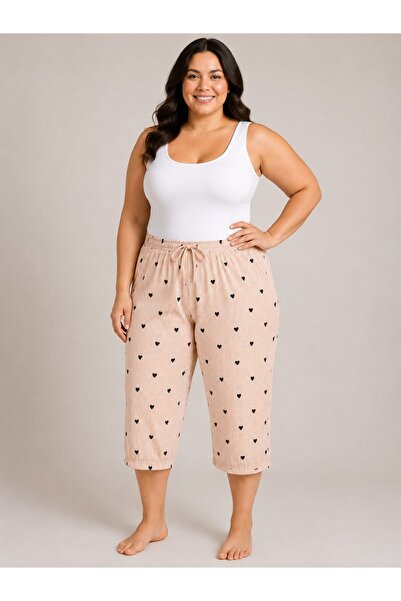 Pemilo Women's Plus Size Milan Capri Bottoms
