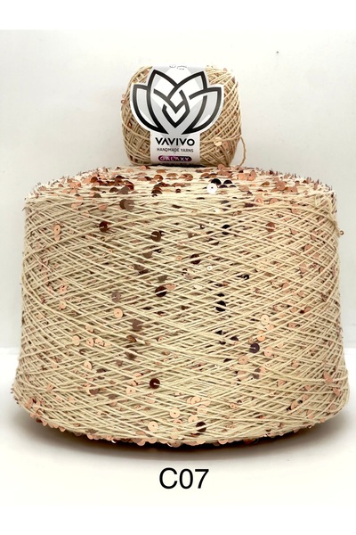 VAVIVO HANDKNITTING YARNS VAVIVO GALAXY 3+6 MM Fir de tricotat manual cu paie...