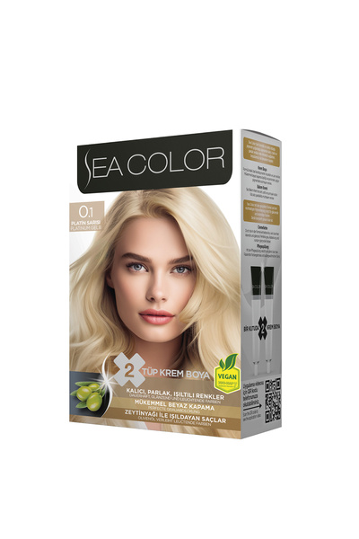 Sea Color Set Saç Boyası 0.1 Platin Sarısı