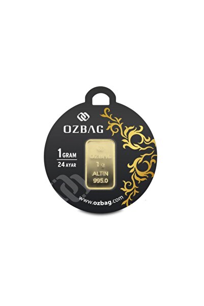 Özbağ AgaKulche 24 Ayar 1 gr 995 Külçe Altın
