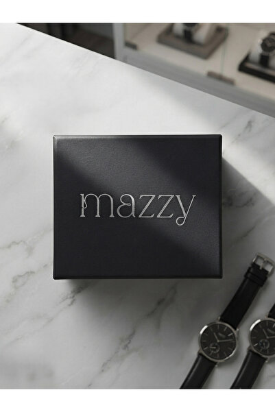 Mazzy Lotus Stone Cord Silver Pink Dial Women's Wristwatch