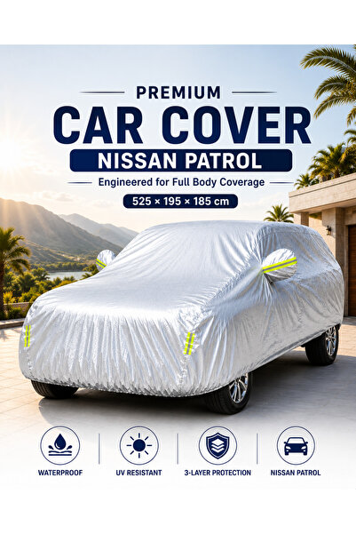 zeetwo Waterproof UV Resistant Full Car Cover for Nissan Patrol NISMO - All W...