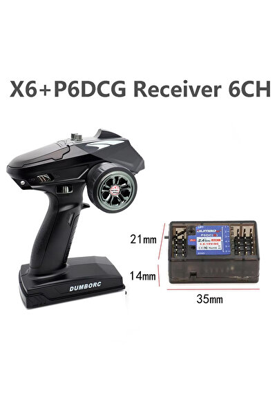 Choice X6 with P6DCG DumboRC 2.4G X6 6CH X4 4CH Transmitter Remote Control Wi...